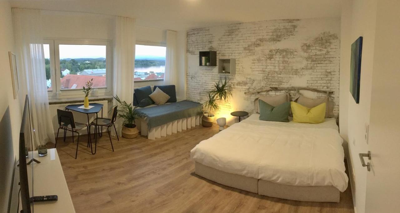 Liebevoll Renoviertes Apartment Mit Panoramablick Friedrichshafen Dış mekan fotoğraf
